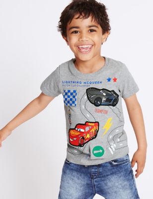 Pure Cotton Disney Cars T-Shirt &#40;1-5 Years&#41;